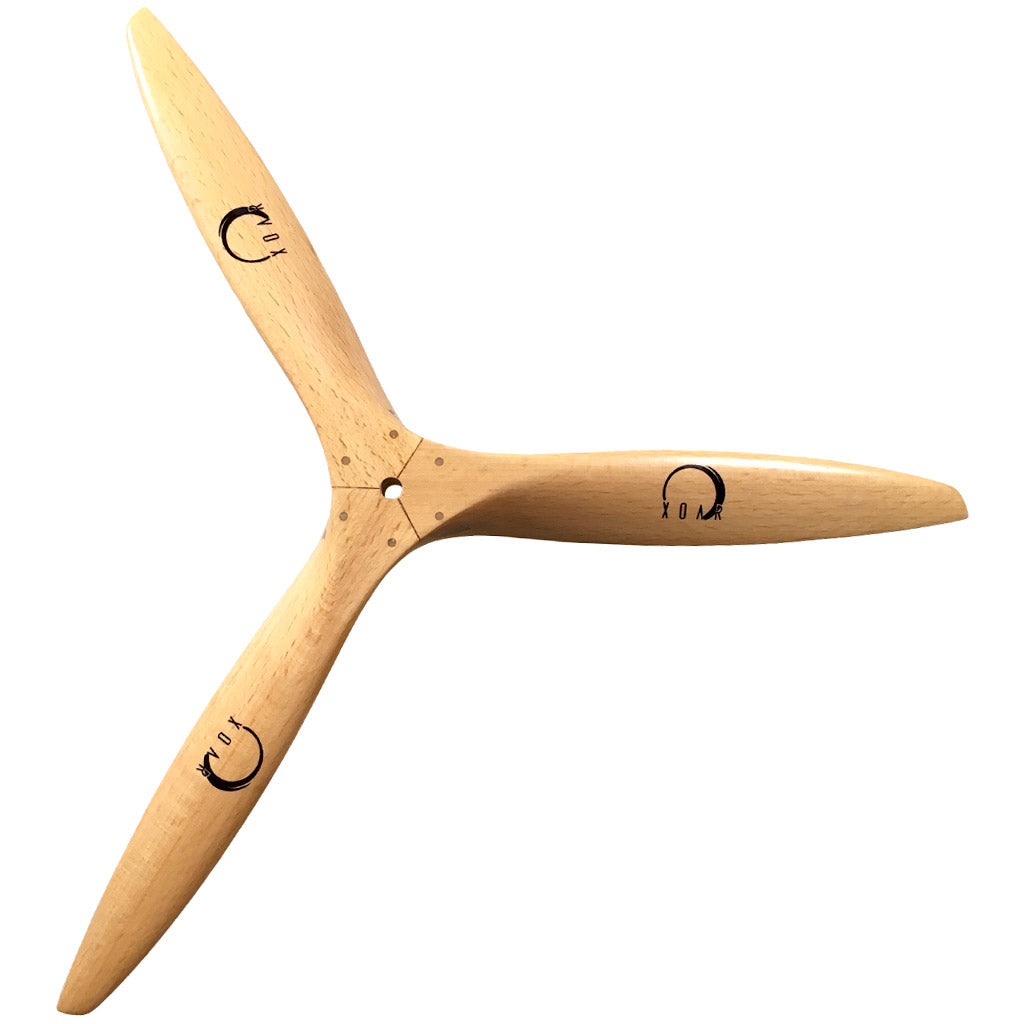 PJI 24X10 Gas Beechwood Tri-Blade RC Props