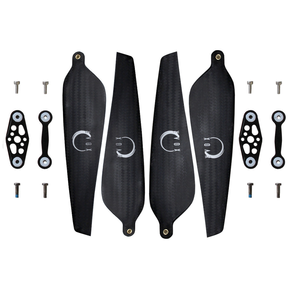 PJP-T-LF 18x6.5 Precision Pair Carbon Fiber Folding Propellers for Multicopters