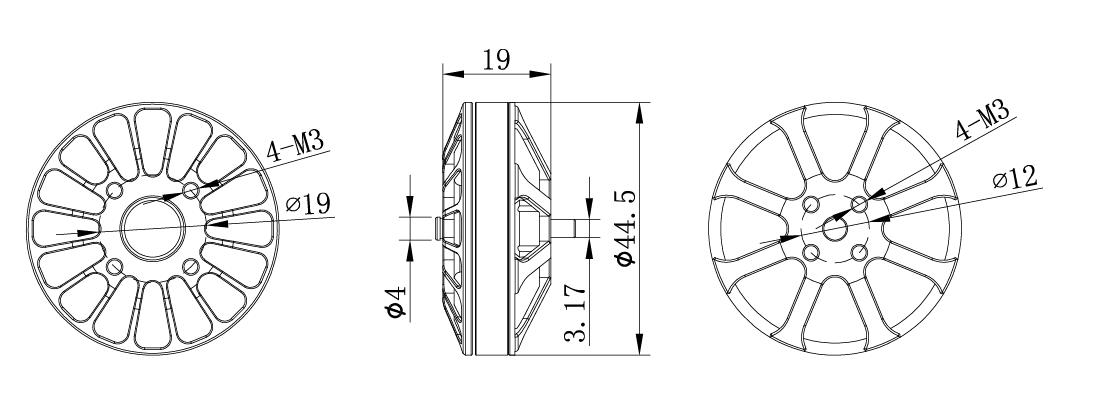 Titan Motor T4004 300KV