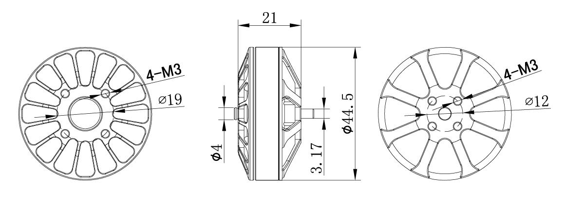 Titan Motor T4006 350KV