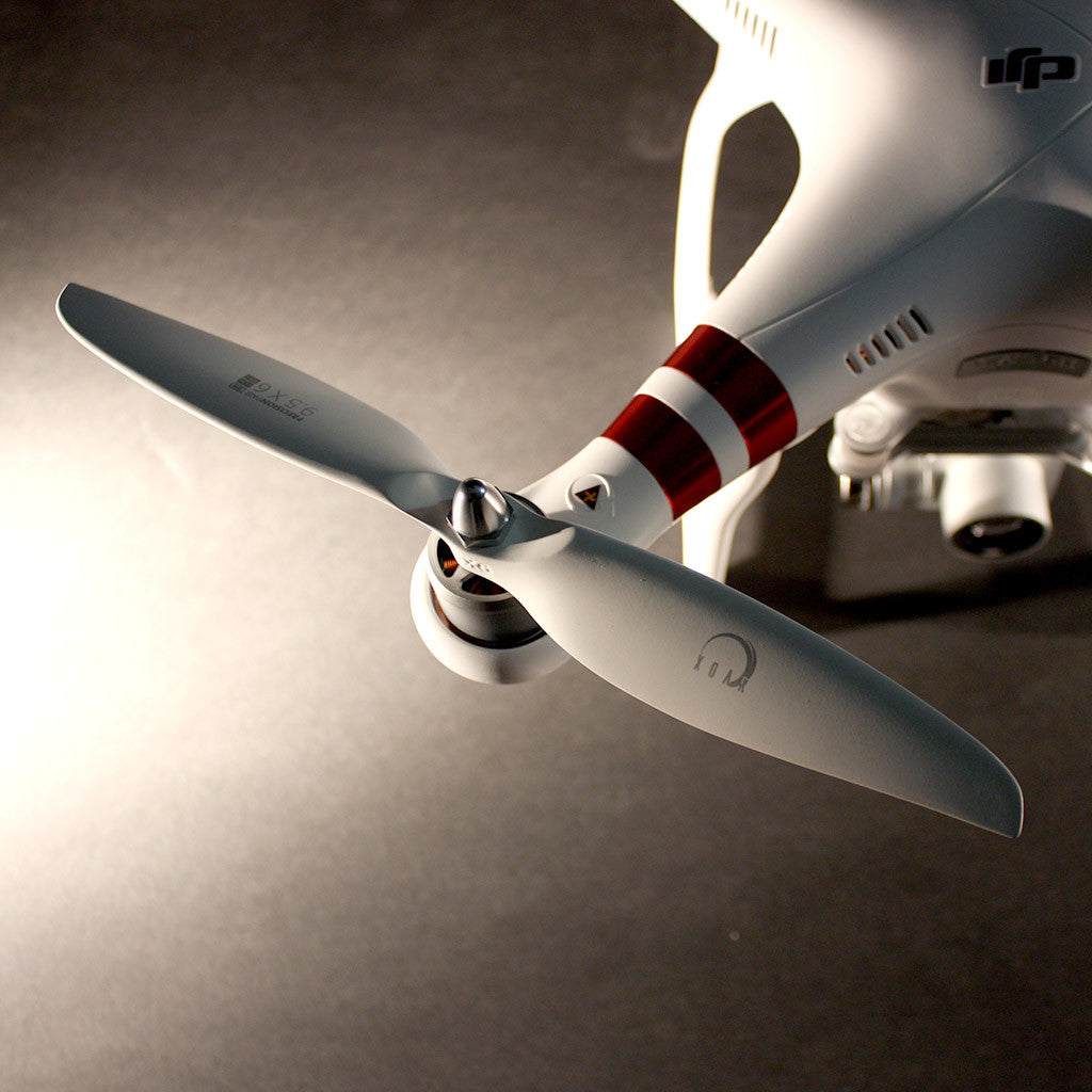 9450 Beechwood Self-Tightening Propellers Set for DJI Phantom (White)
