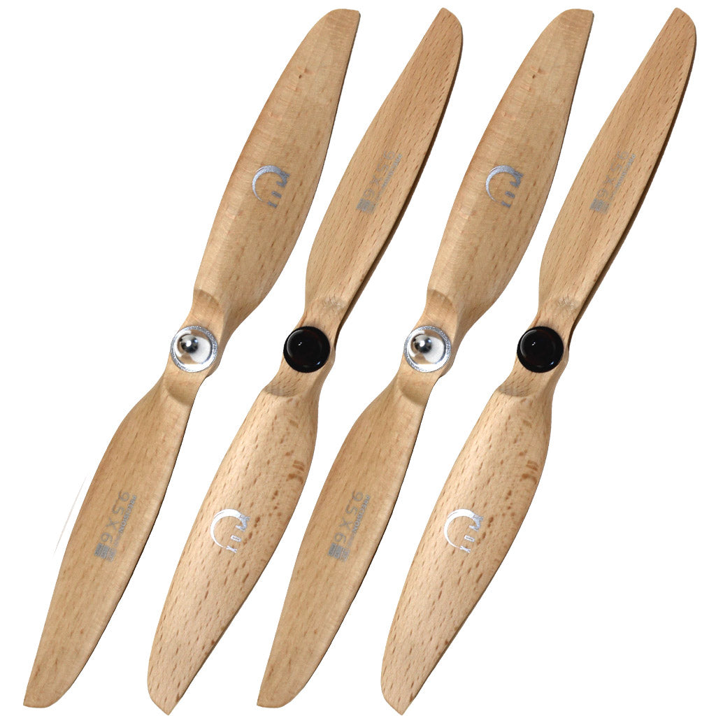 9450 Beechwood Self-Tightening Propellers Set for DJI Phantom (Wood)