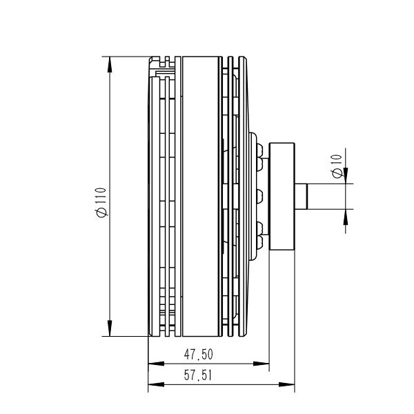 Titan Air Motor TA110-10 85KV / 100KV