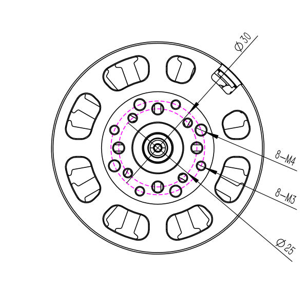 Titan Air Motor TA6015 250KV