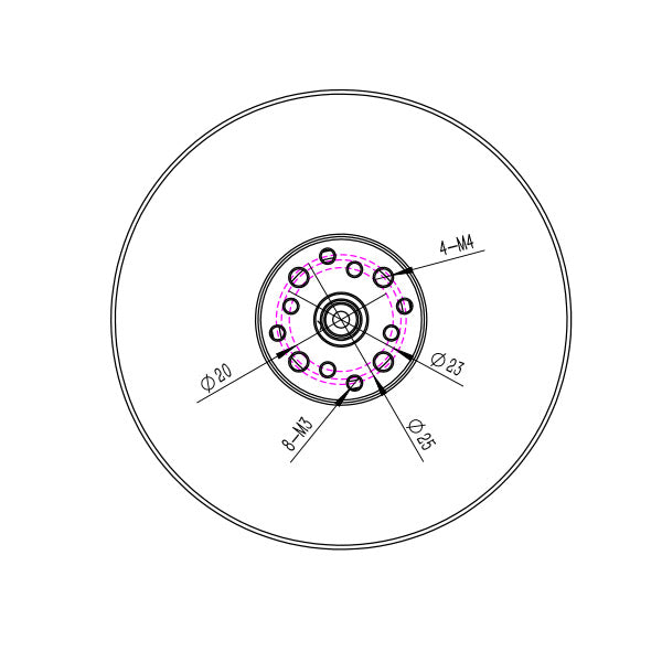Titan Air Motor TA8020 80KV / 100KV