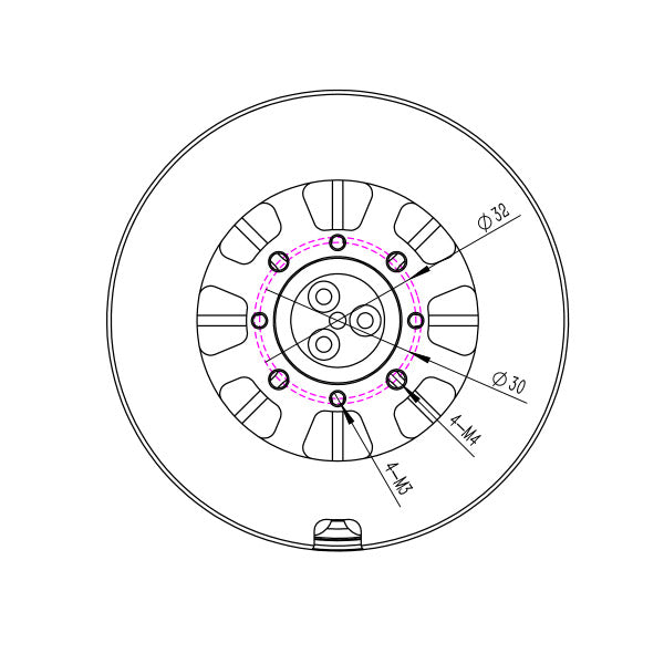 Titan Air Motor TA8020 80KV / 100KV