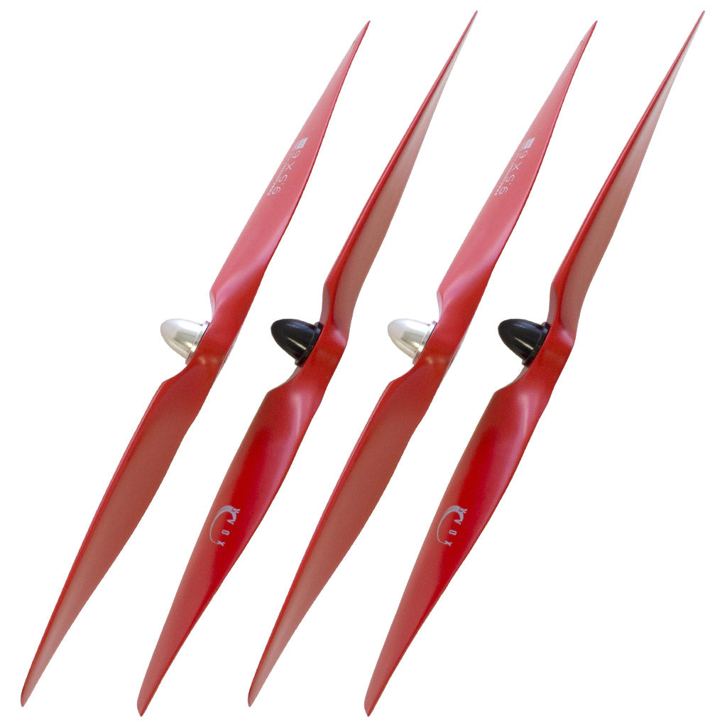 9450 Beechwood Self-Tightening Propellers Set for DJI Phantom (Red)