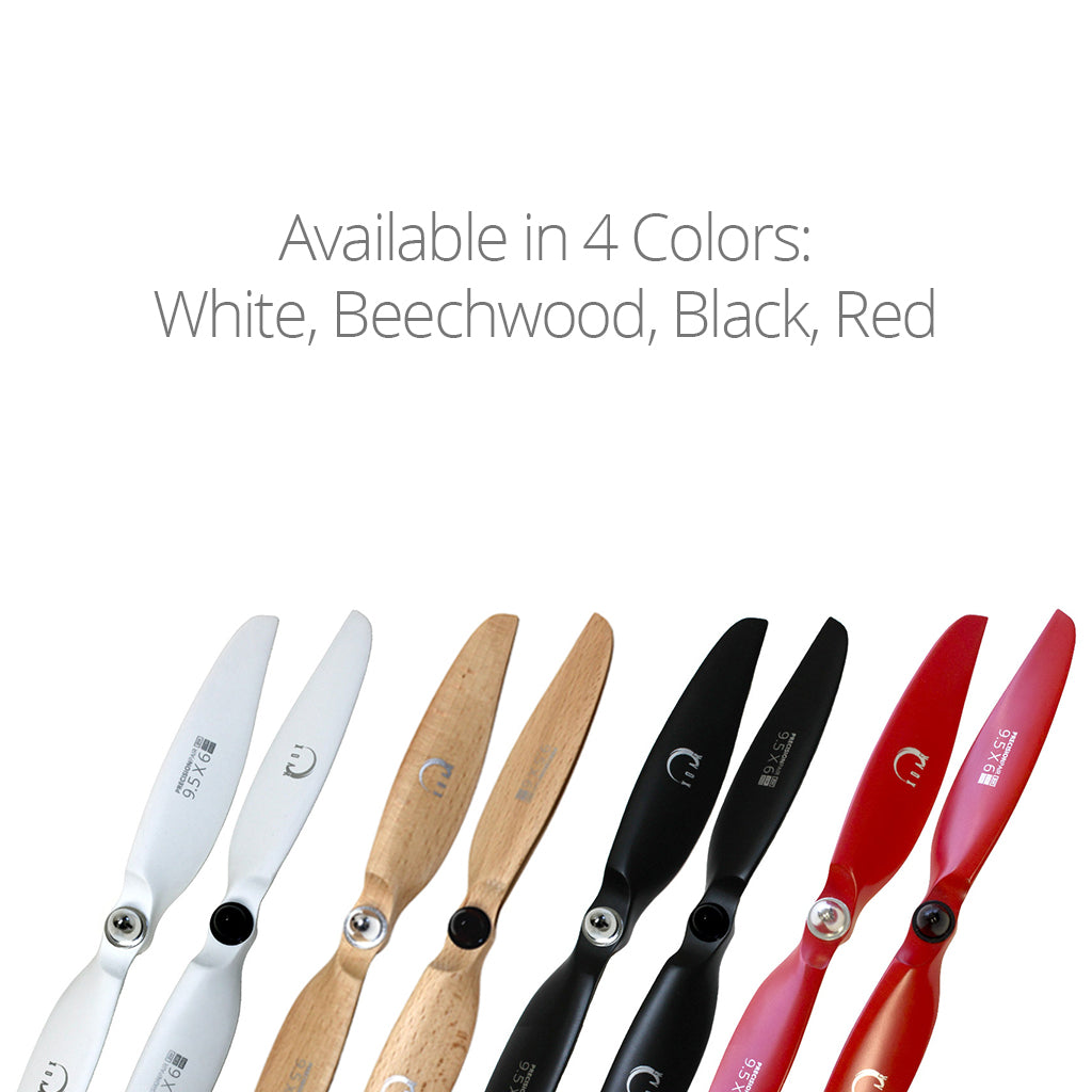 9450 Beechwood Self-Tightening Propellers Set for DJI Phantom (Red)