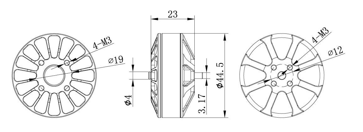 Titan Motor T4008 320KV