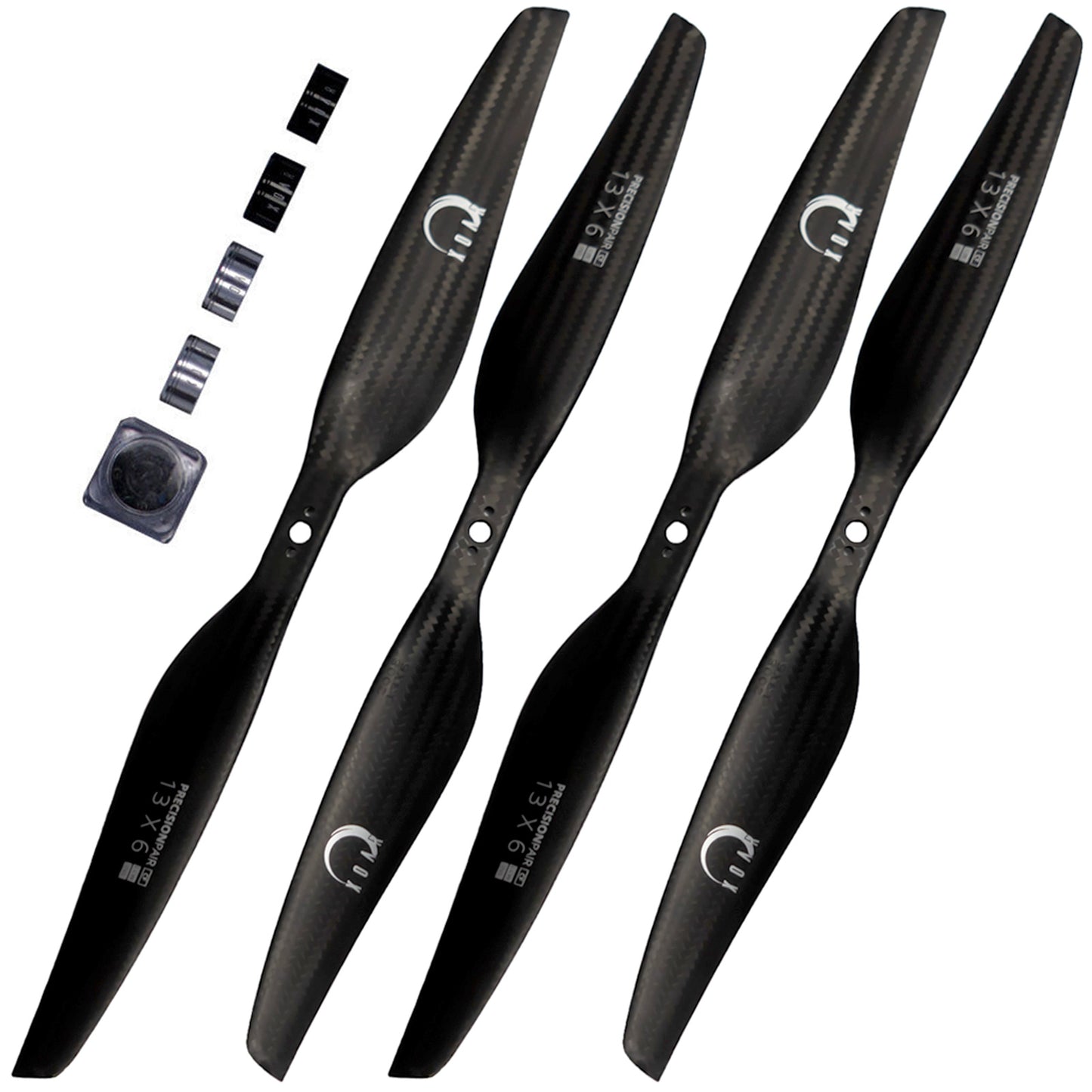 1360 High Altitude Carbon Fiber Propellers Set for DJI Inspire 1 / Matrice 100 (13x6)