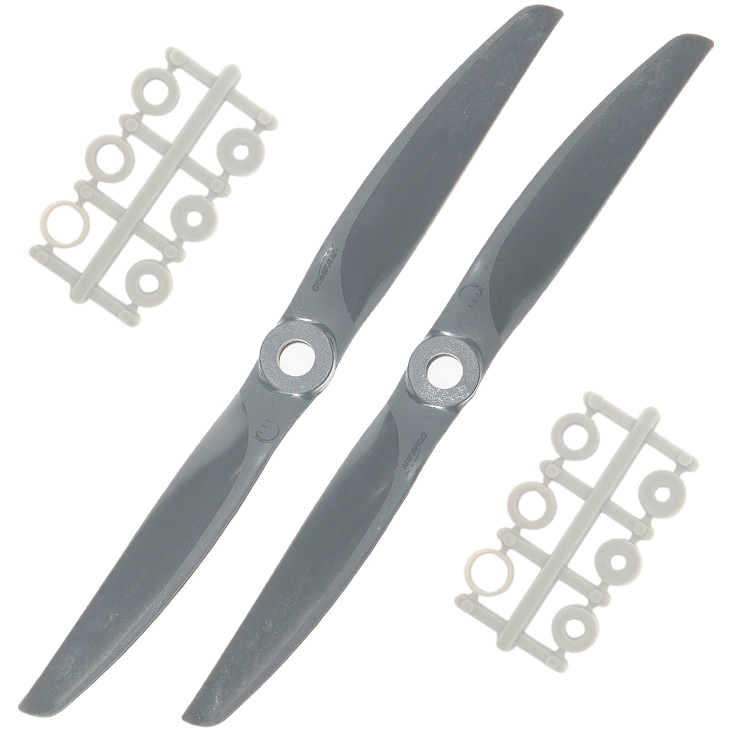 XOAR x Gemfan Vortex Electric Glass Fiber Nylon RC Props - 5 to 10 Inch (Pack of 2)