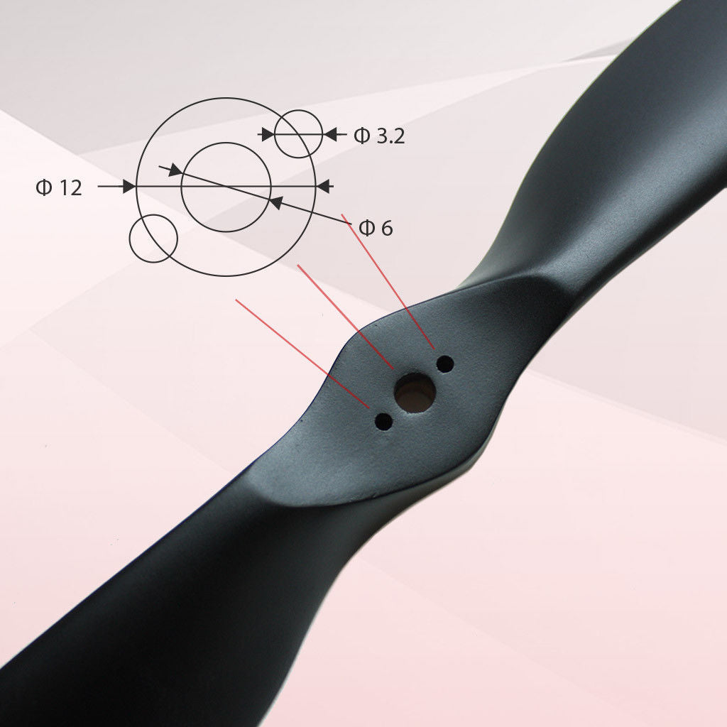 PJP-N-M 16x6 Precision Pair Beechwood Propellers for Multicopter (T-Motor)