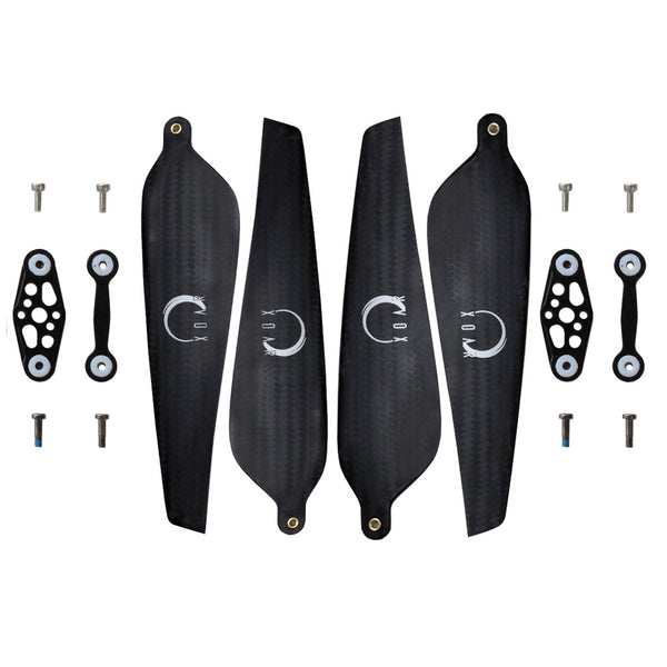 XOAR PJP-T-LF 1550 15x5 Precision Pair Carbon Fiber Folding Propellers for Multicopters