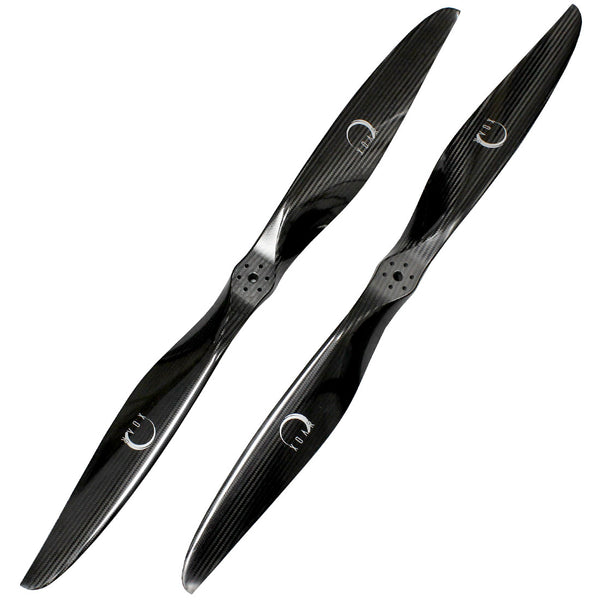 PJP-T-L 36 Inch Precision Pair Carbon Fiber Propellers for Multicopter (36x12, 36x16)