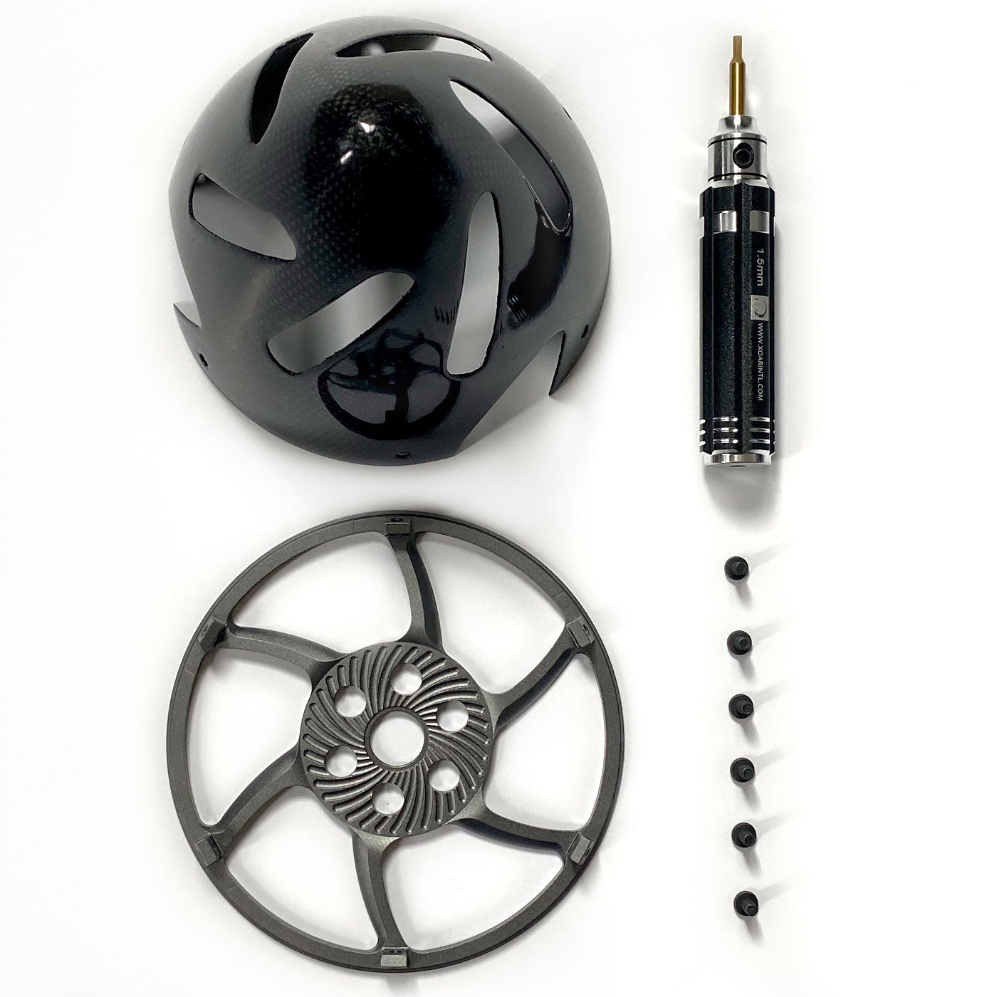 XOAR 2-Blade Carbon Fiber Spinner for Electric RC Planes
