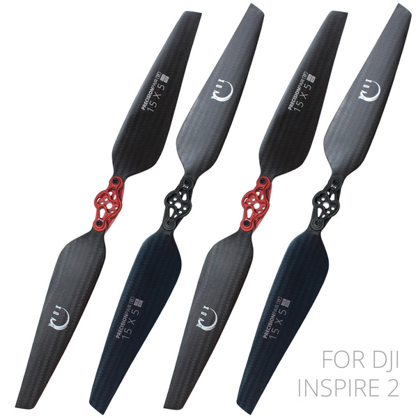 1550 Carbon Fiber Folding Propellers Set for DJI Inspire 2 (15x5)