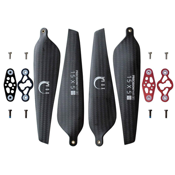 1550 Carbon Fiber Folding Propellers Replacement for DJI Inspire 2 (15x5, 1 Pair)