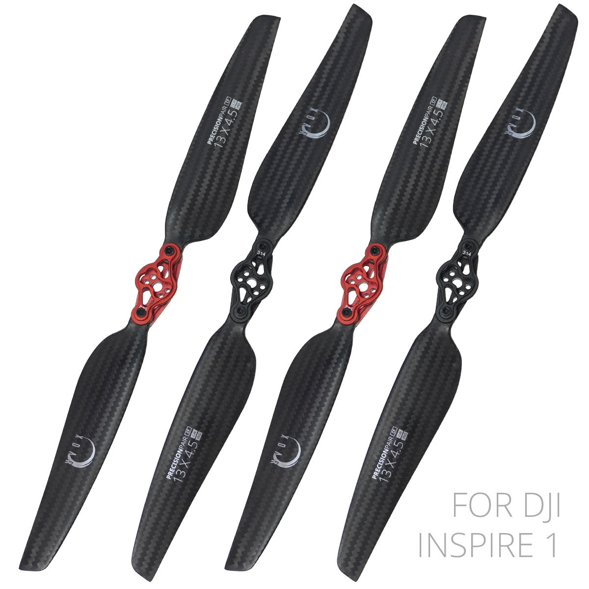 1345 Carbon Fiber Folding Propellers Set for DJI Inspire 1 / Matrice 100 (13x4.5)